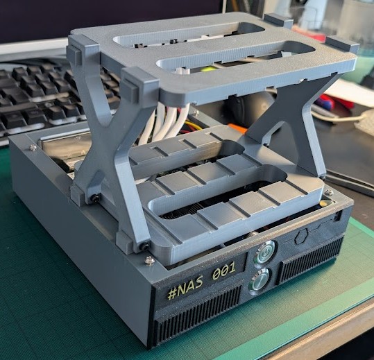 NAS enclosure — bare frame